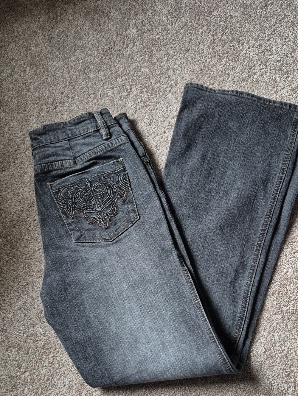 🍁 3/$25 Gasoline Black Jeans - Waist 14"